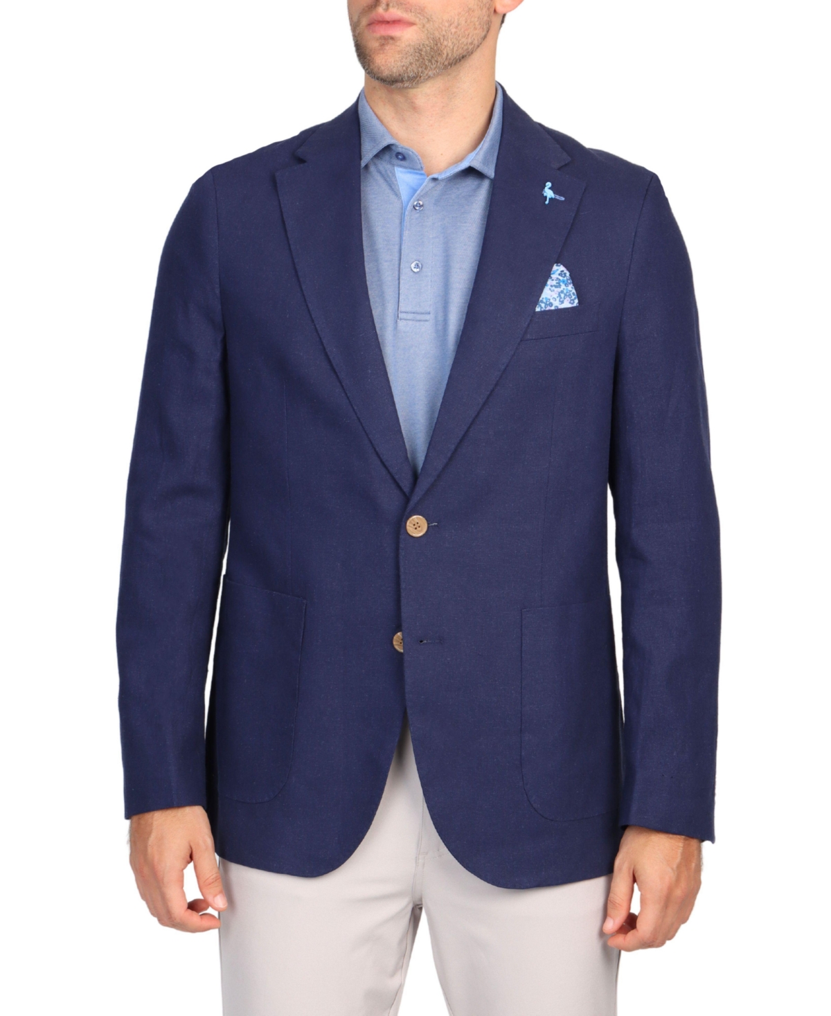 Tailorbyrd Men's Solid Linen Sportcoats