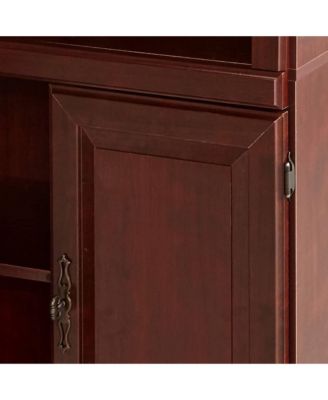 High 3-Shelf Wooden Bookcase with Storage Drawer