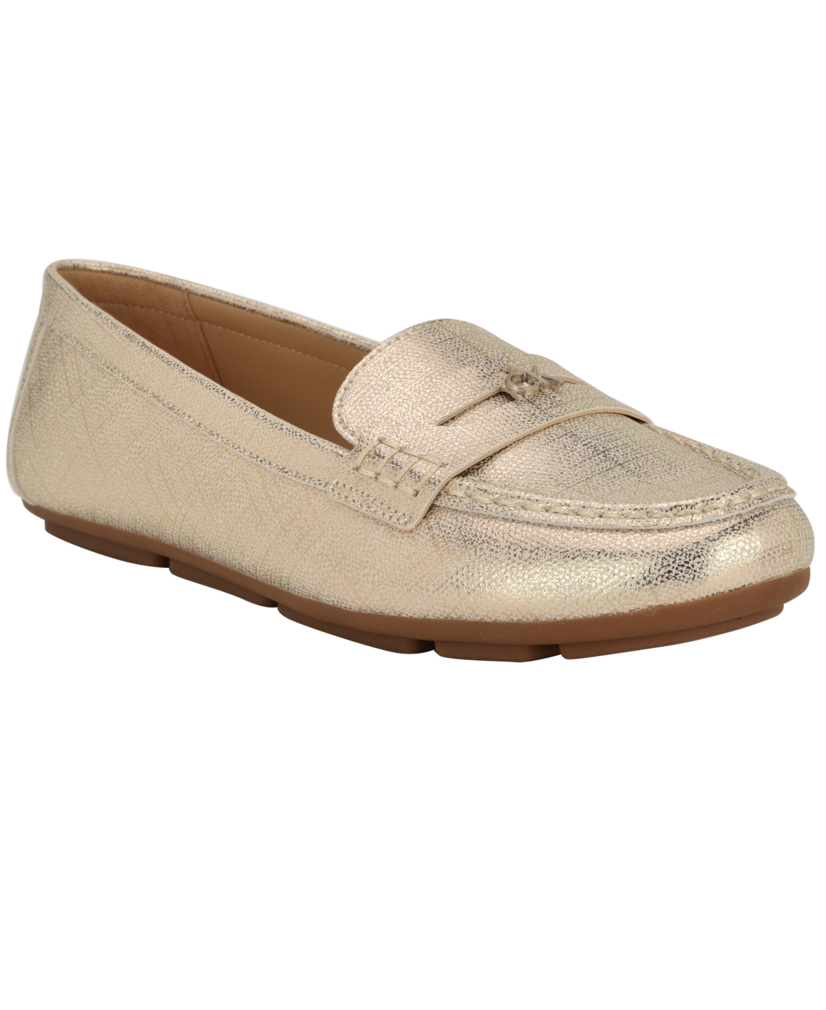 Calvin Klein Women's Women's Lassa Loafer In Gold