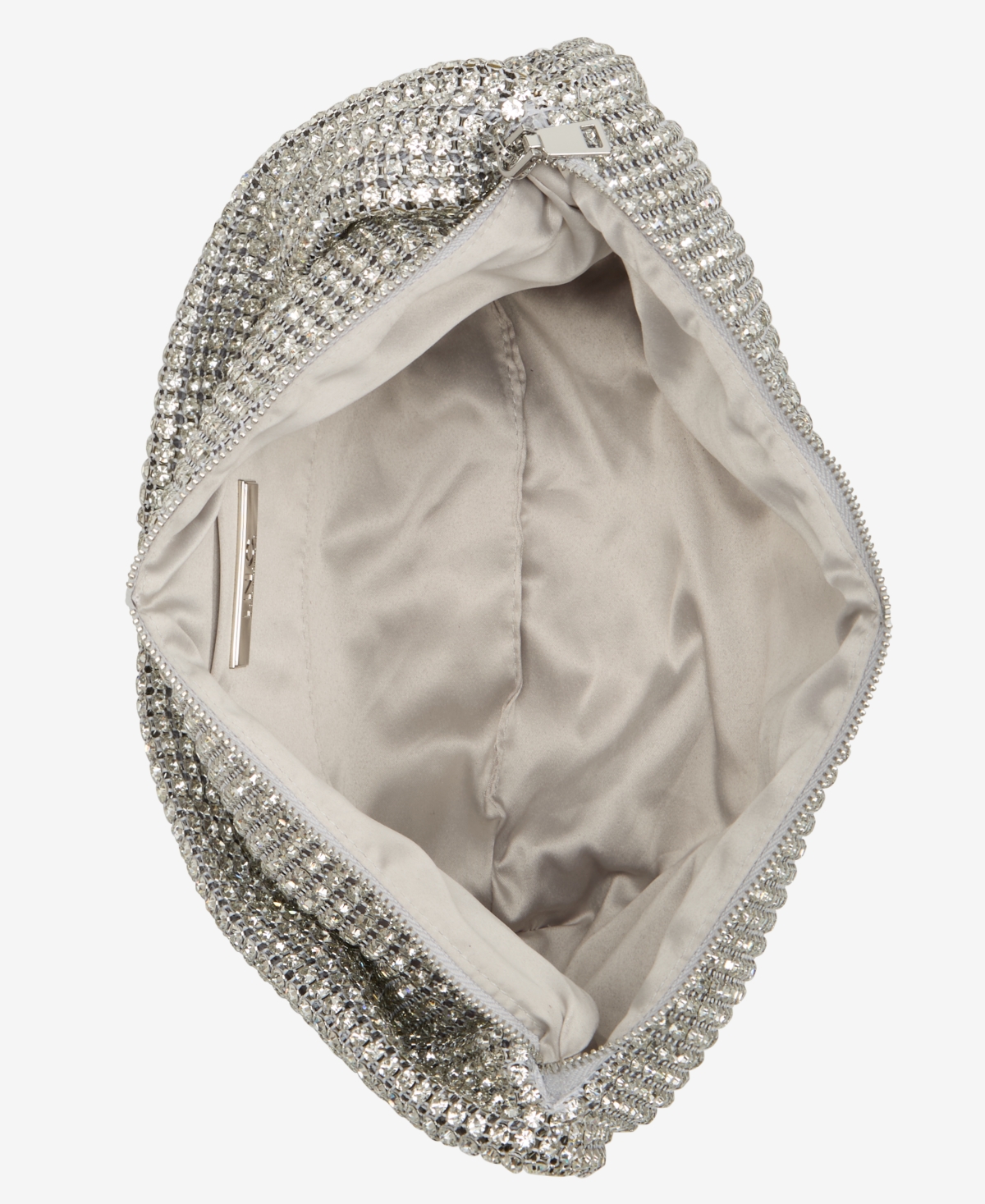 Inc International Concepts Small Diamond Mesh Hobo, Exclusively At Macy's In Silver