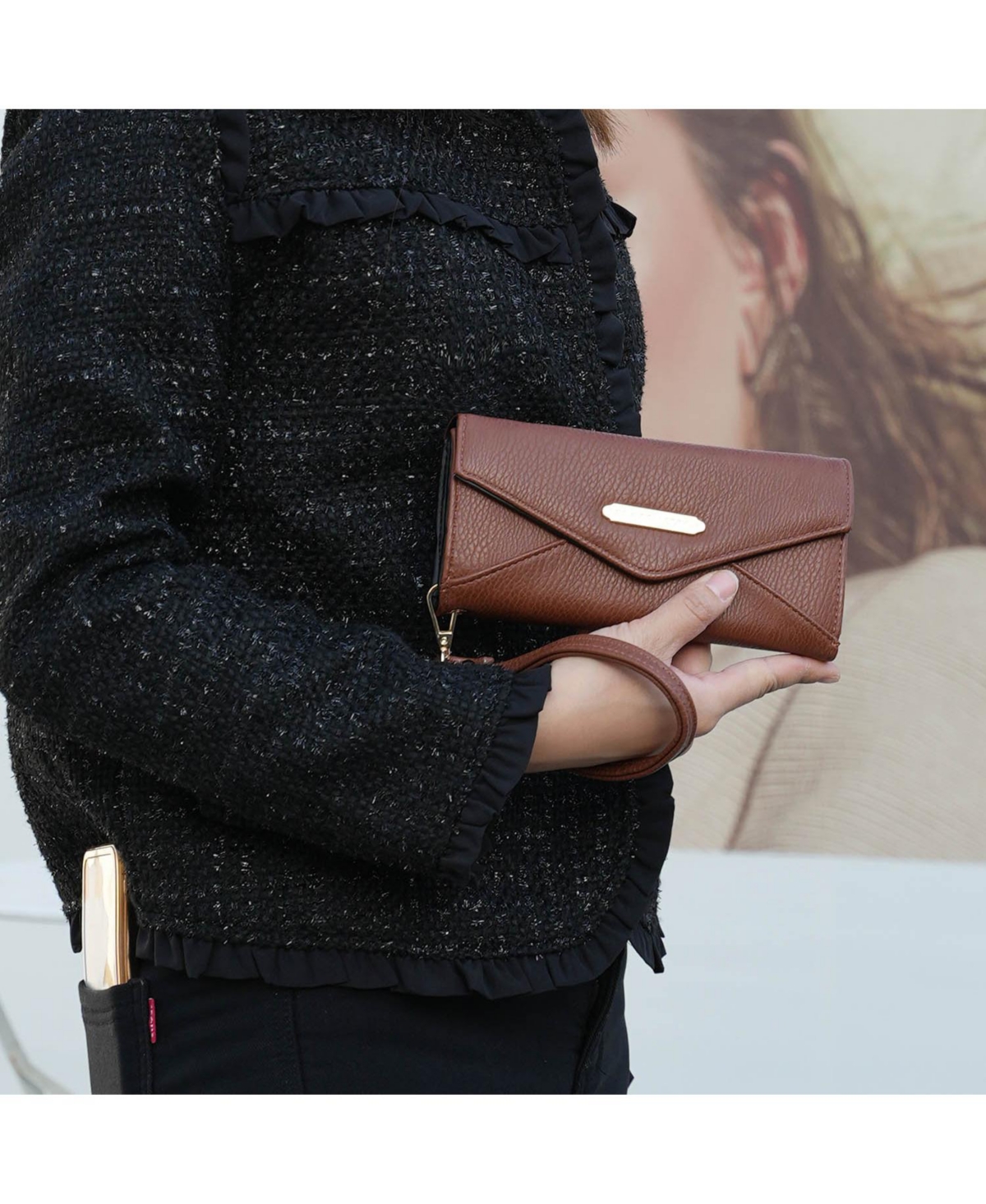 Mkf Collection Lux Hobo Bag with Wallet by Mia K