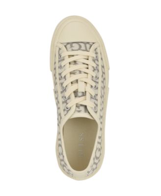 Women's Carey Jacquard Logo Low-Top Lace-Up Sneakers