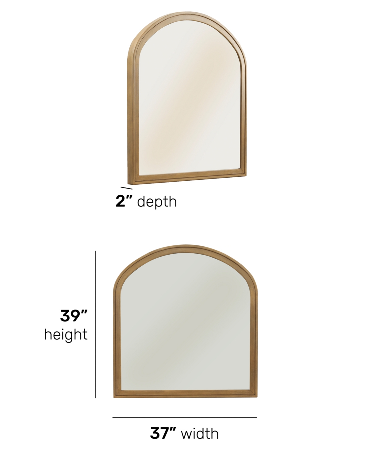 Macy's Nordic Mirror In Brown