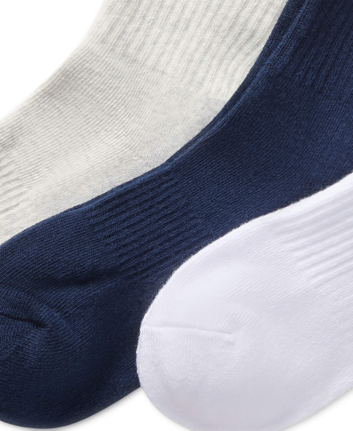 Polo Ralph Lauren Polo Bear Logo Crew Sock 3-pack In White,assorted