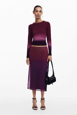 Women's Gradient flowy skirt