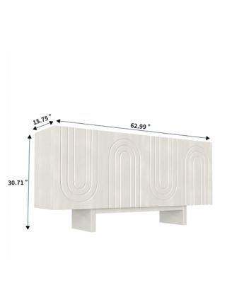 63'' Dining Room Cabinet with MDF Legs