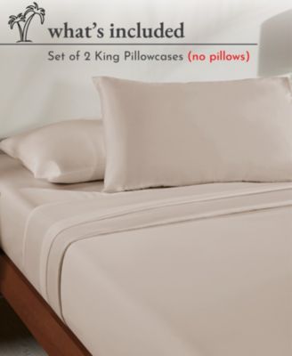 California Design Den King Size Pillowcases - 100% Cotton, Set of 2 Soft & Cooling Sateen Weave Cases, Perfect Fit for King Size Pillows