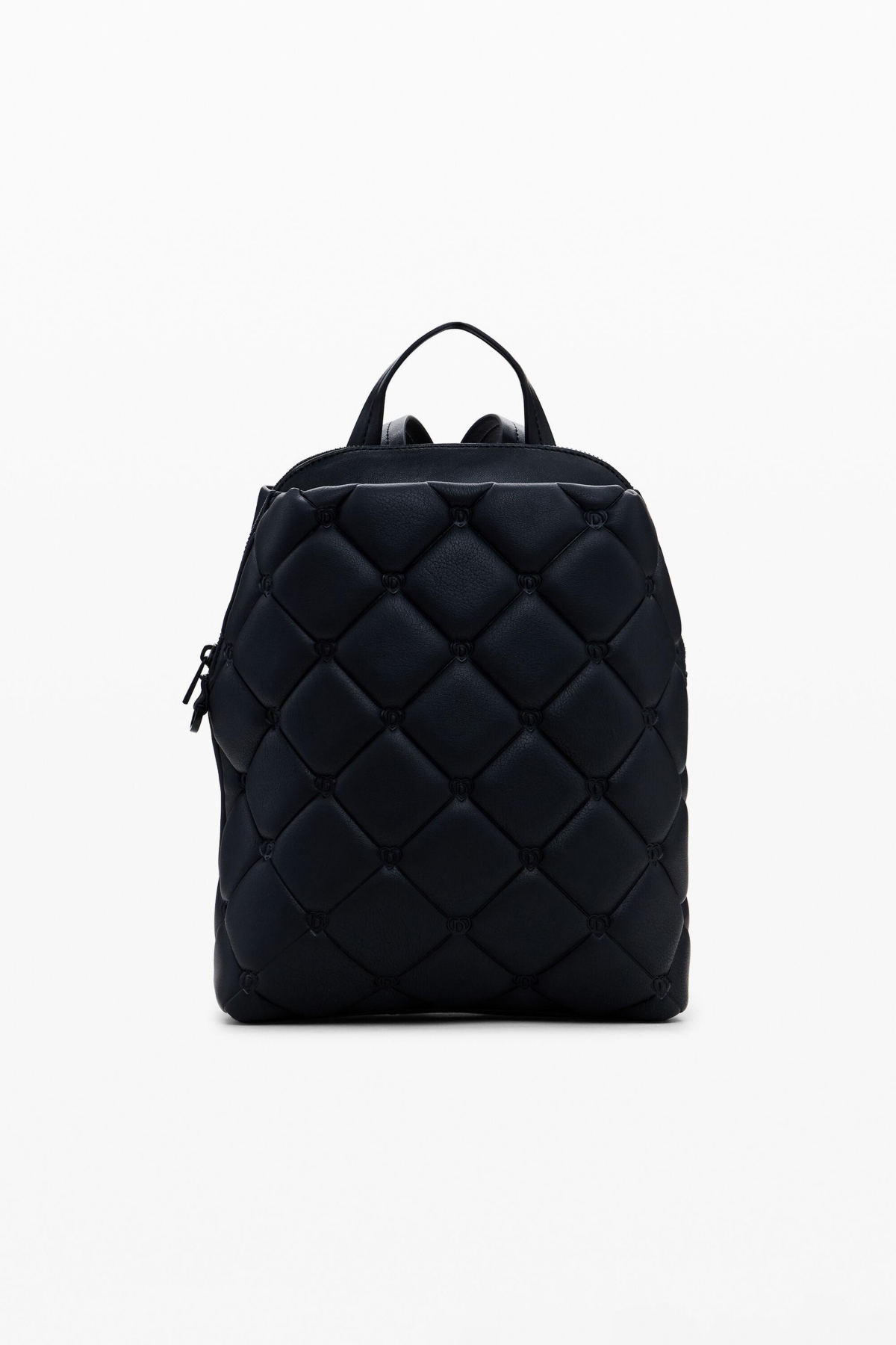 Women's Small padded backpack - Dark red