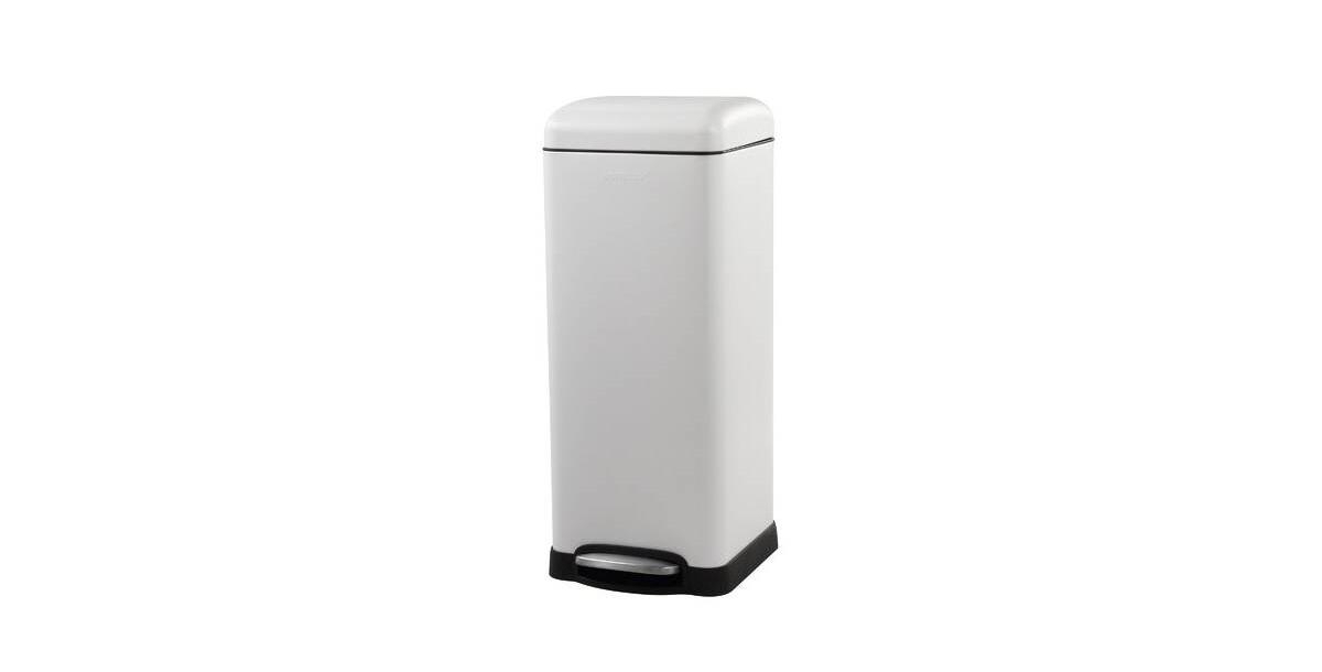 Slickblue 8-Gallon Retro Stainless Steel Step-On Trash Can for Easy Waste Disposal