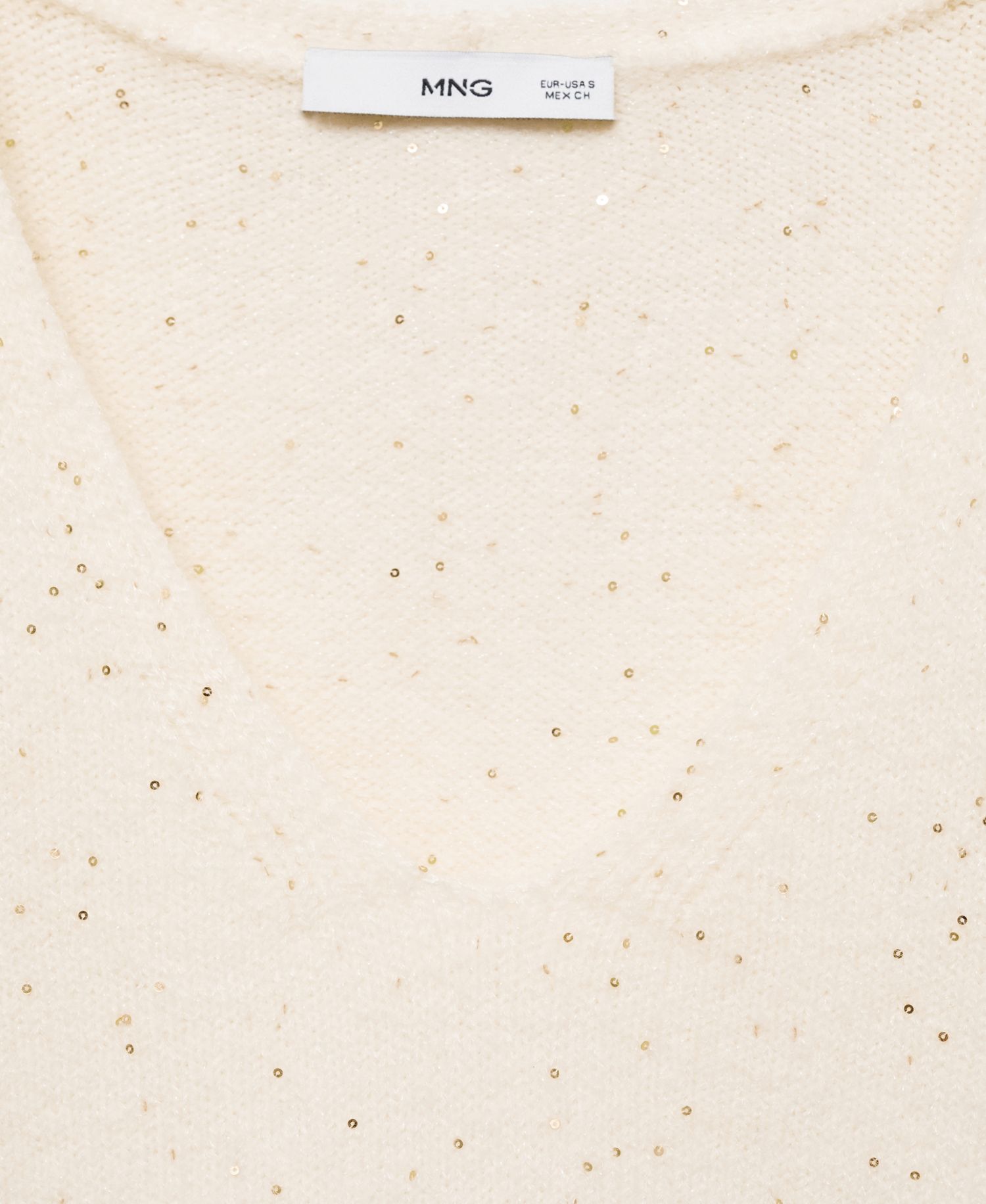 Women's V-Neck Sequin Sweater