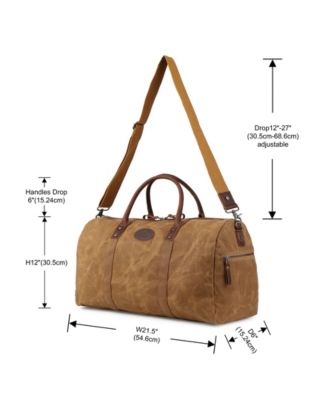 Hillside Bee-Wax Canvas Duffel Bag