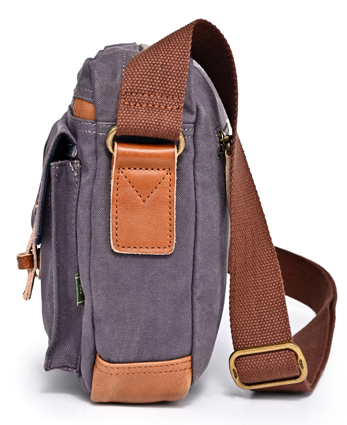 Tsd Brand Trail Breeze Canvas Mail Bag In Dark Gray