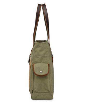 Valley and Sky Large Canvas Tote Bag