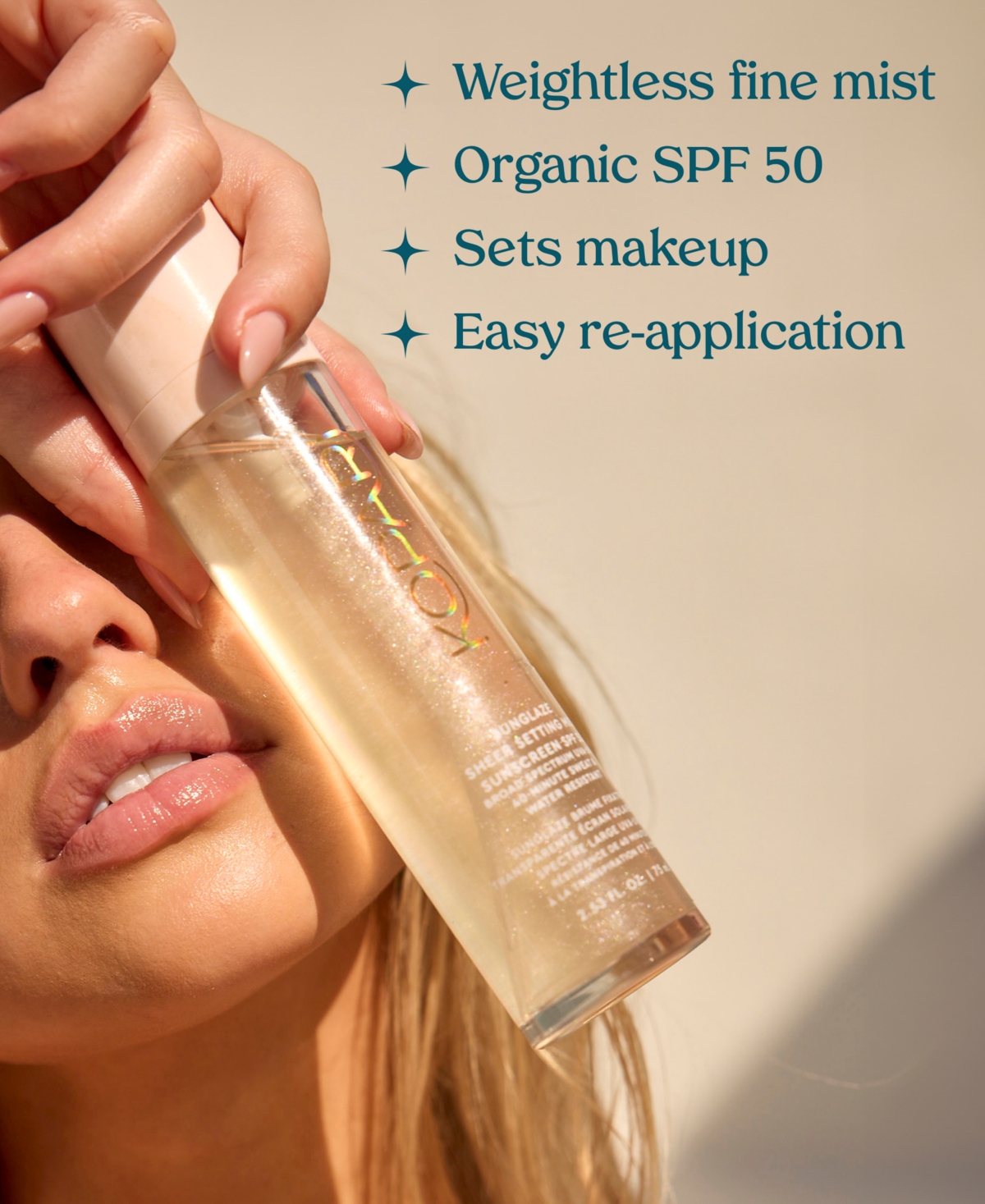 Kopari Beauty Sunglaze Sheer Setting Mist Sunscreen Spf 50 In No Color