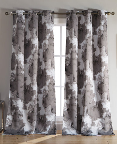 Curtains Ideas 54 curtain panels : Kensie Home Kittalilly Thermal Blackout Pair of 54 x 84