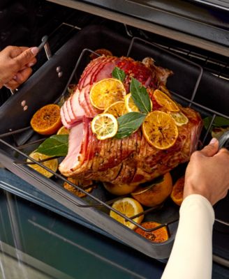 Hard-Anodized Nonstick 16-Inch Roasting Pan with Rack