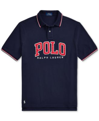 Men's Classic-Fit Logo Mesh Polo Shirt
