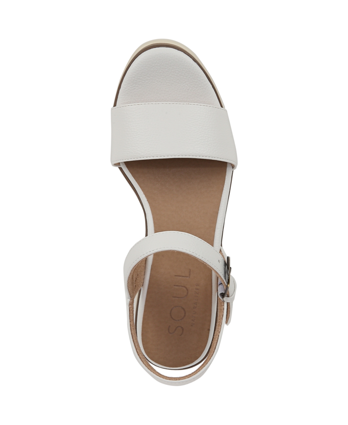 SOUL NATURALIZER WOMEN'S GRACIELA ROUND OPEN TOE WEDGE SANDALS 