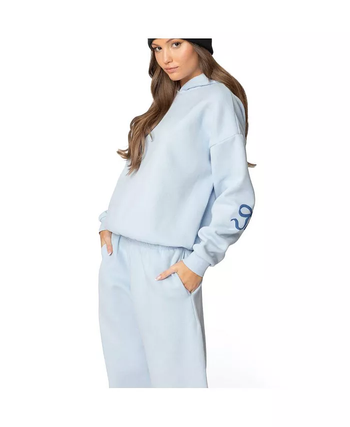 Womens Bonney Bow Detail Hoodie - thumbnail 2