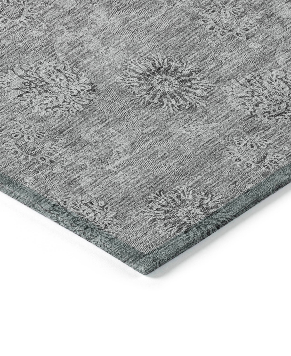 Addison Chantille Machine Washable Acn789 2'6''x3'10'' Area Rug In Gray
