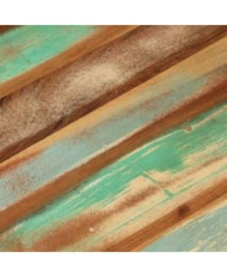 Coffee Table Bowl-shaped with Steel Base Solid Reclaimed Wood