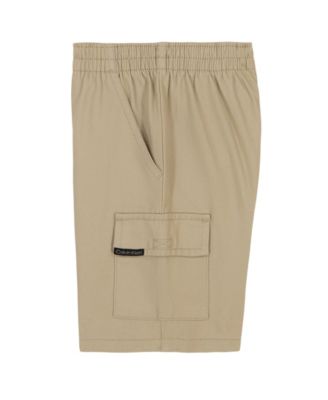 Toddler and Little Boys Tonal Logo Short Sleeve Tee and Twill Cargo Shorts, 2-Piece Set