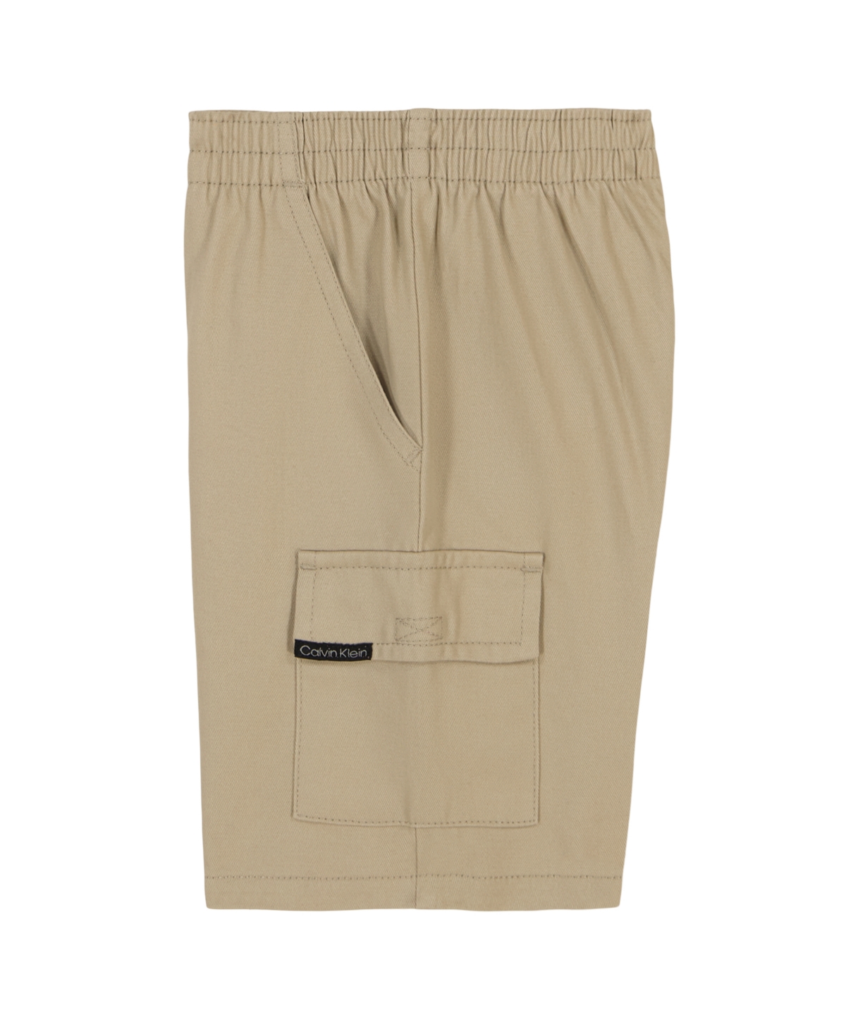 Shop Calvin Klein Toddler And Little Boys Tonal Logo Short Sleeve Tee And Twill Cargo Shorts, 2-piece Set