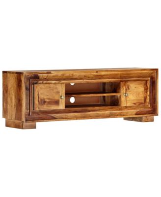 TV Stand 46.5"x11.8"x15.7" Solid Wood Acacia