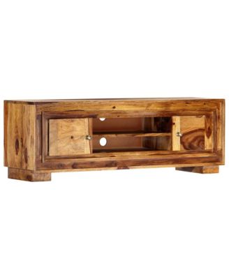 TV Stand 46.5"x11.8"x15.7" Solid Wood Acacia