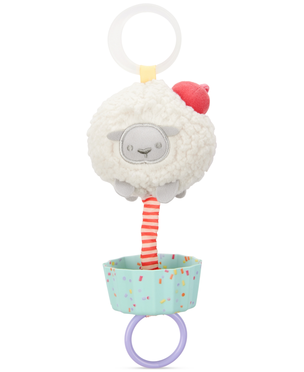 Skip Hop Sheep Cupcake Stroller Toy In Multi