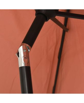 Garden Parasol Terracotta 78.7"x88.2" Aluminum