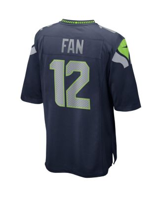 Men's 12s College Navy Seattle Seahawks Team Game Jersey