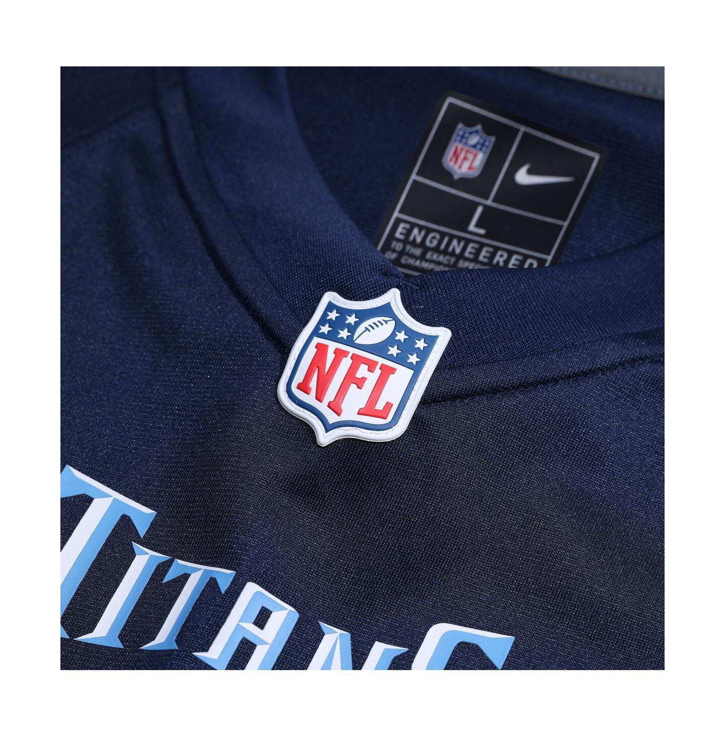 Мужской топ Nike Will Levis Navy Tennessee Titans Game Jersey — фото 5