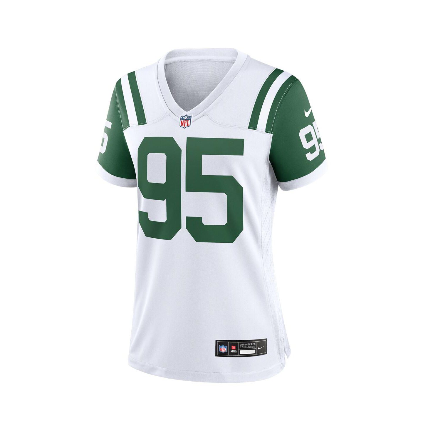 Женский топ Nike Quinnen Williams White New York Jets Classic Alternate Game Jersey — фото 2