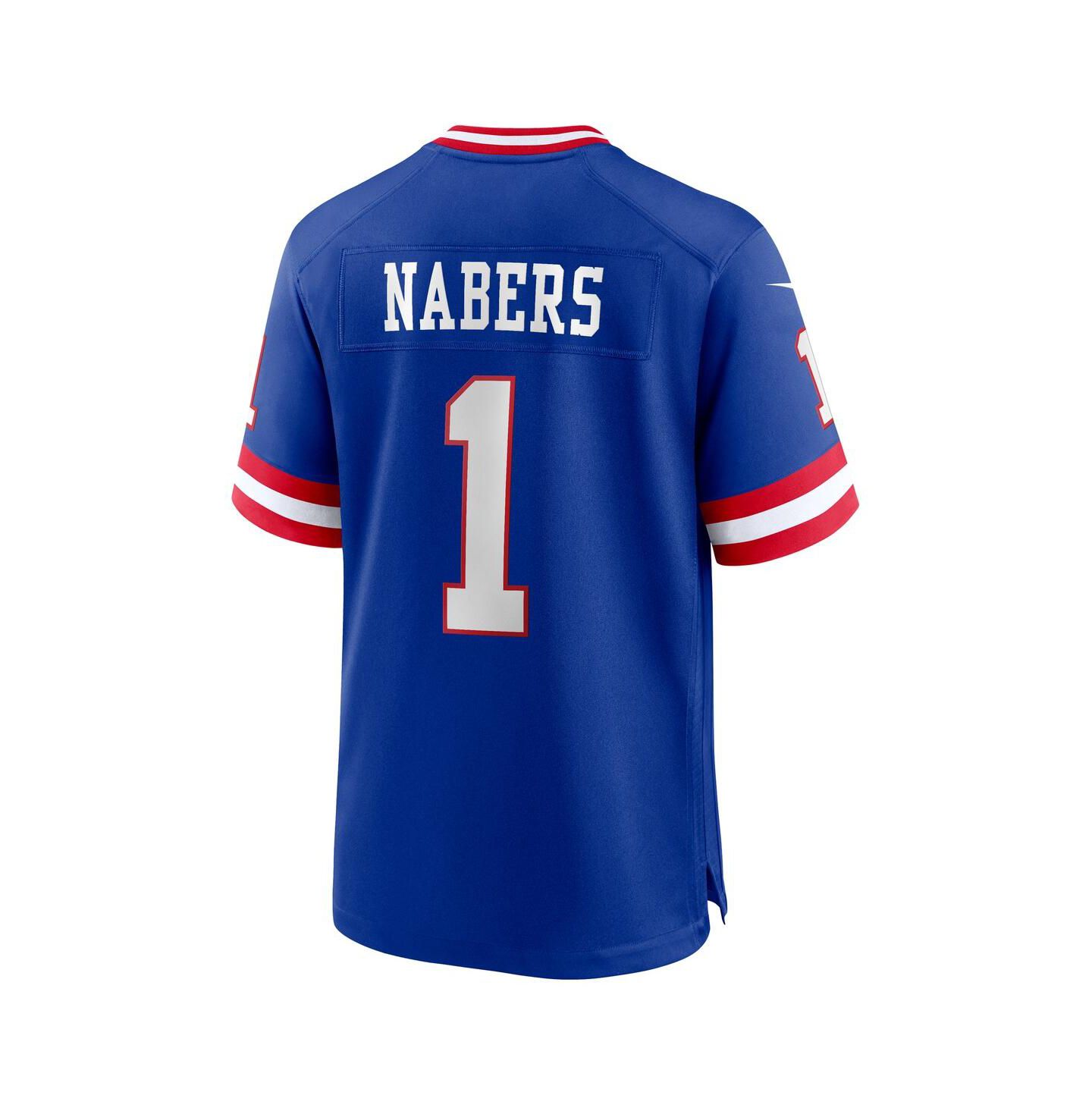 Мужской топ Nike Malik Nabers Royal New York Giants 2nd Alternate Game Jersey — фото 2