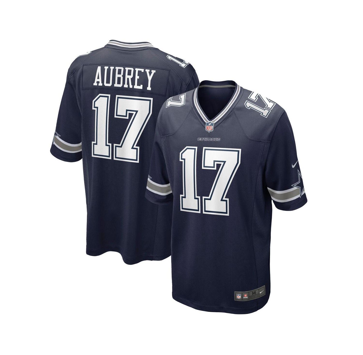 Men's Brandon Aubrey Navy Dallas Cowboys Team Game Jersey