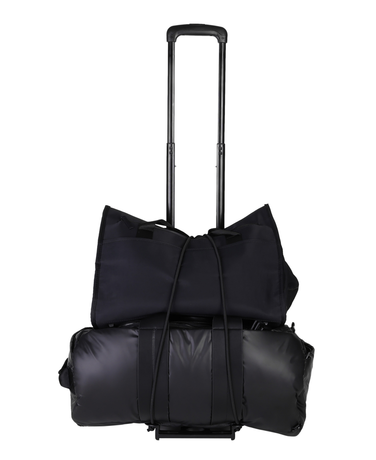 37.5" Premium Folding Luggage Trolley - Black