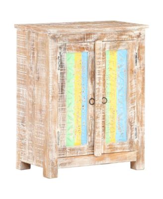 Sideboard 24"x13.8"x29.9" Rough Acacia Wood