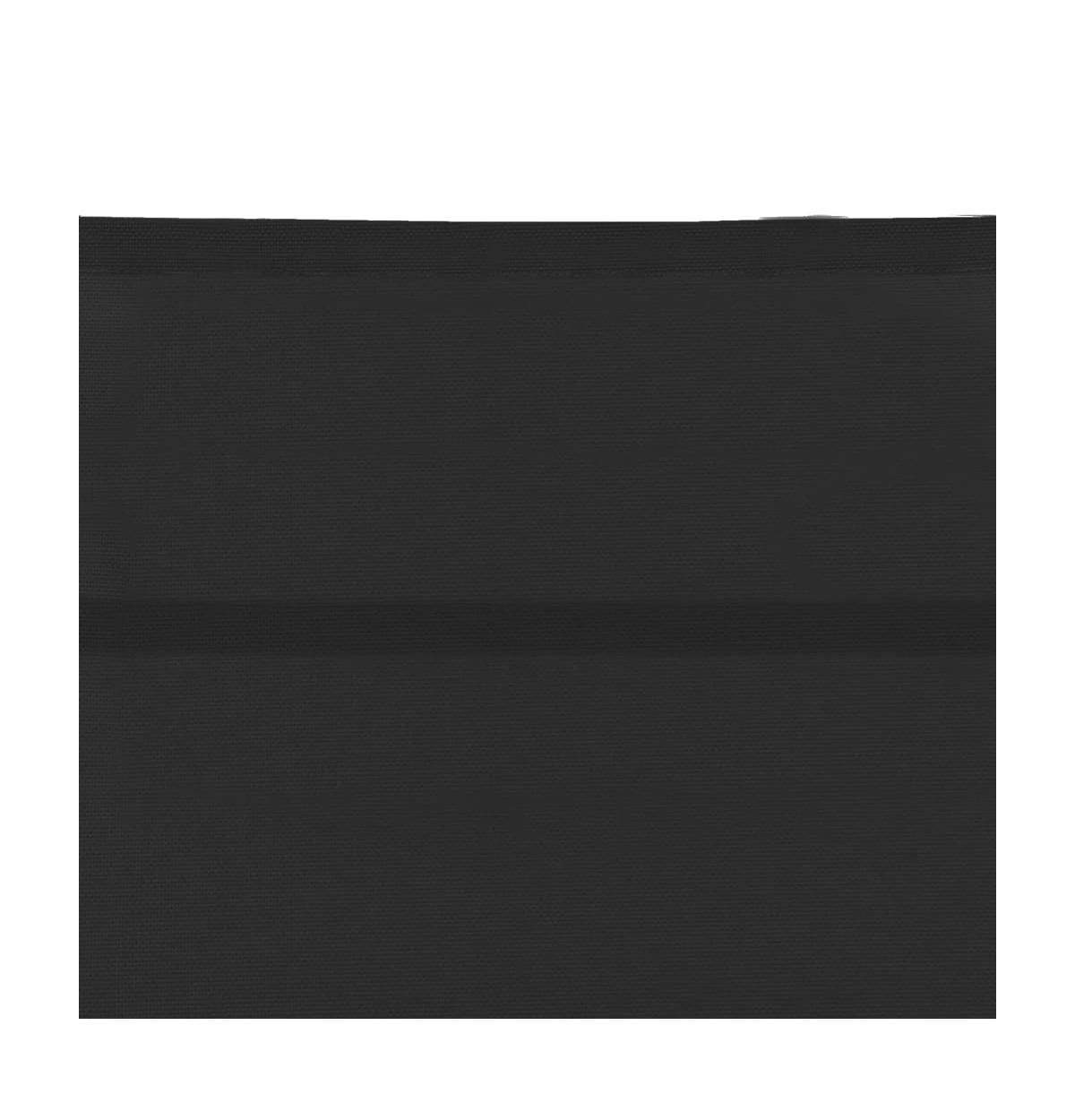vidaXL Sun Lounger Textilene and Aluminum- Black