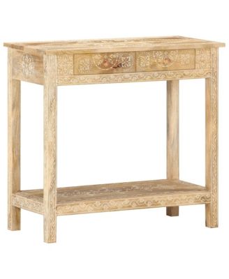 Console Table 31.5"x13.8"x29.1" Solid Mango Wood