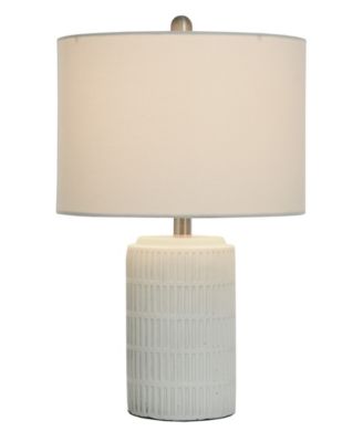 21" Metal Joni Ceramic Table Lamp