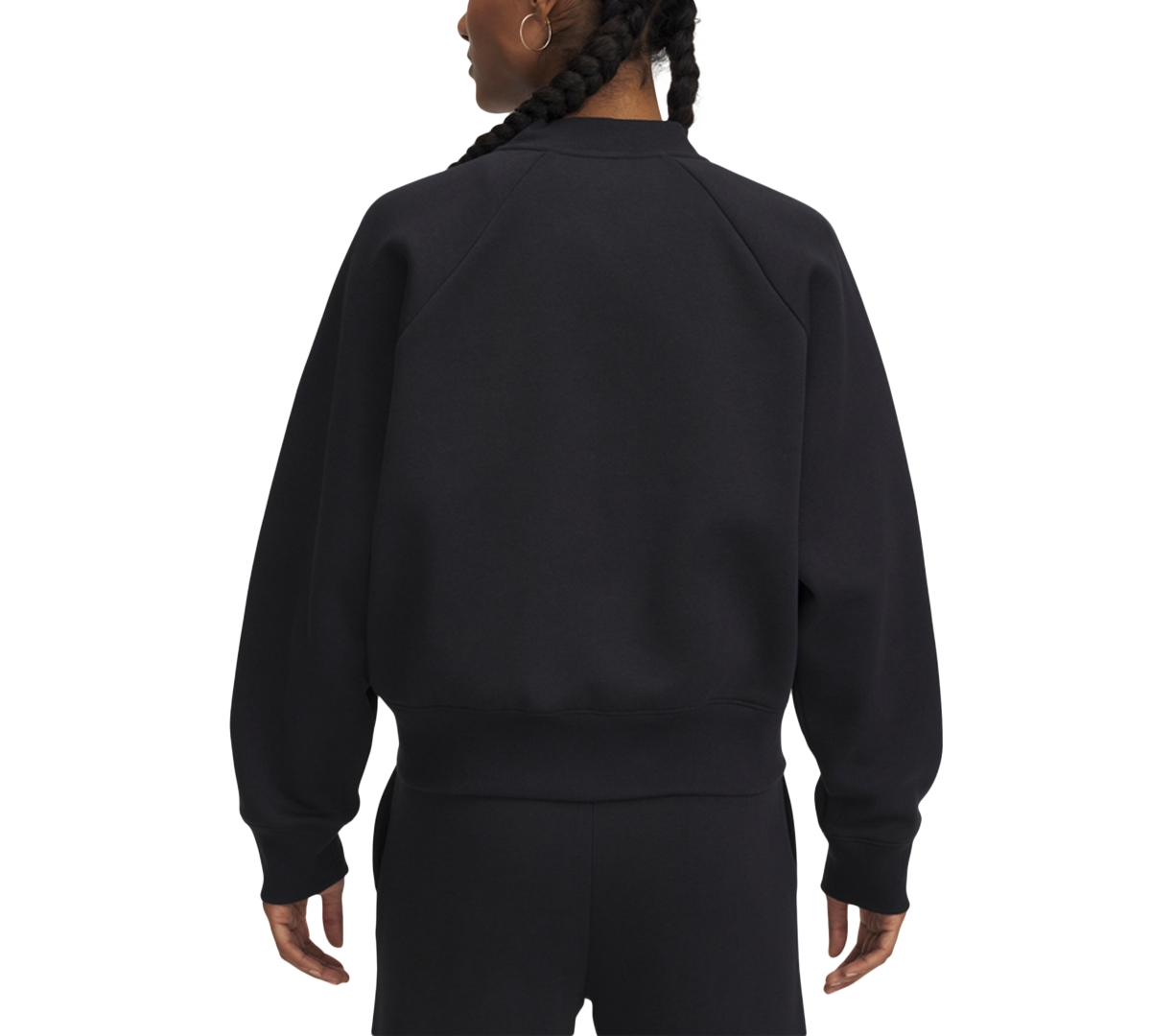 Under Armour Women's Ua Rival Fleece Bomber Jacket In Black