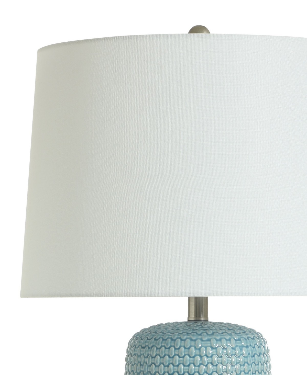 STYLECRAFT HOME COLLECTION 30" METAL GALEY WOVEN WICKER TABLE LAMP 