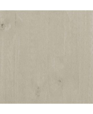 Bedside Cabinet HAMAR White 15.7"x13.8"x17.5" Solid Pinewood