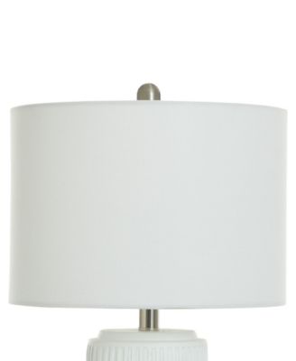 21" Metal Joni Ceramic Table Lamp
