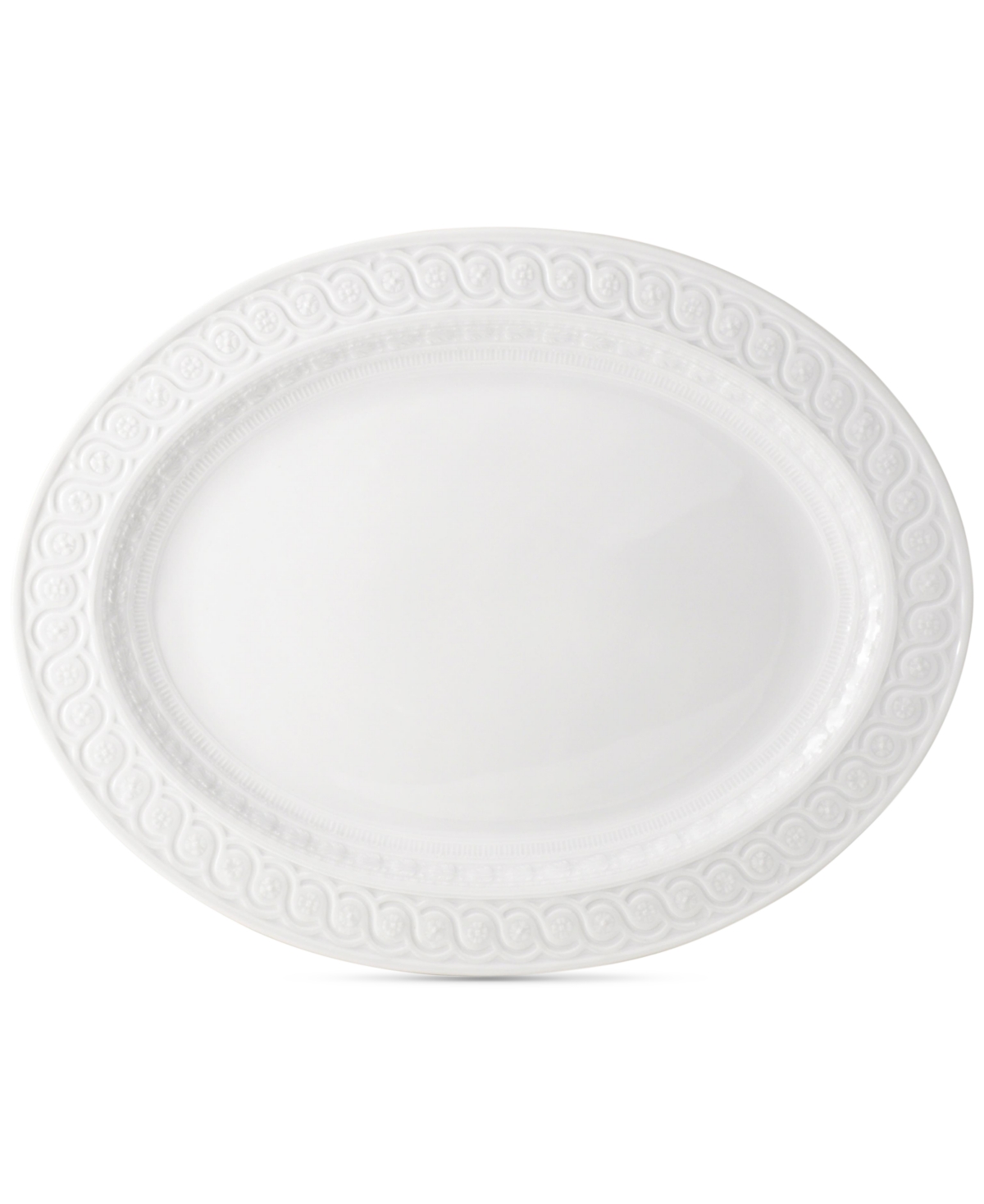 Bernardaud Dinnerware, Louvre Oval Tart Platter, 13"