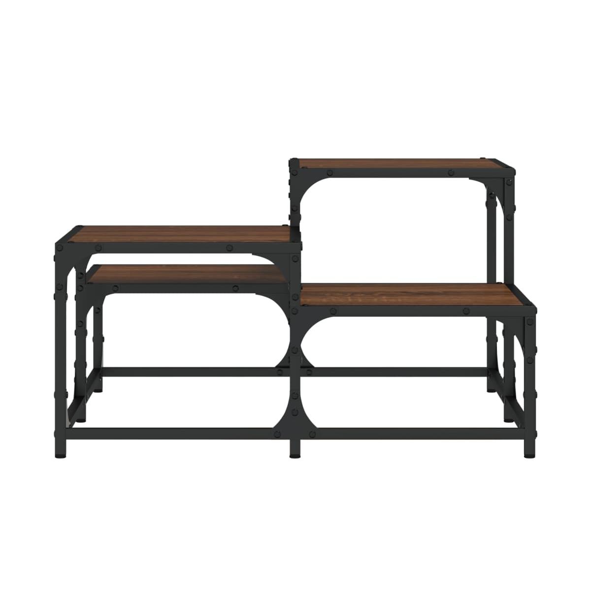vidaXL Coffee Table Brown Oak 26.8