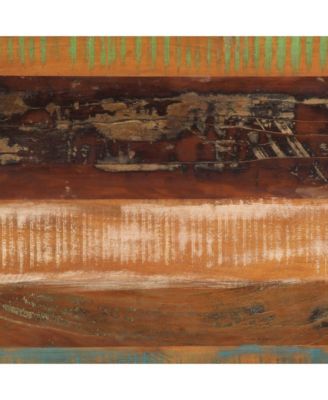 Dining Table 43.3"x21.7"x29.9" Solid Wood Reclaimed