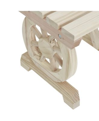 Patio Bench 45.3" Solid Wood Fir