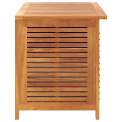 Garden Storage Box Natural Wood Solid Acacia Wood